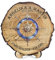 DARO Design - Scheibe Individualisiert - Gravur Personalisiert Name Datum Wunsch-Text - Windrose Kompass 20cm - Holz-Optik - mit Ständer Staffelei