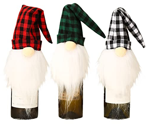 Bouchon de bouteille treillis sans visage vieil homme couvercle de bouteille de bière accessoires de décoration de Restaurant Bouteille Pour Rhum Arrangé Vide (A, One Size)