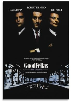 MUTYNE Goodfellas (1990) Poster Dekorative Malerei Leinwand Wandkunst Wohnzimmer Poster Schlafzimmer Malerei 08x12inch(20x30cm)