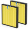 Vital 200S Pet Care Replacement Filter Compatible with LEVOIT Vital 200S Air Purifier, 3-in-1 H13 Grade True HEPA Activated Carbon Vital 200S Filter, Vital 200S-RF-PA (LRF-V201-YUS), 2 Pack, Yellow