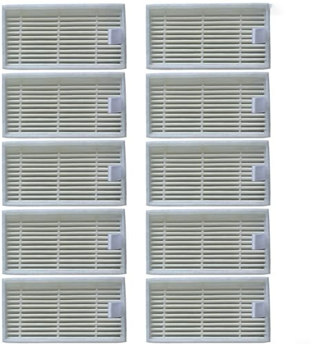 URPIZY Ersatz-Hepa-Filter kompatibel mit für Medion MD 19500, 19510, 19511, 19900, 16192, 18500, 18501, 18600 Roboter-Staubsauger-Teile, Zubehör, 10 Stück
