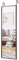 LIFEZEAL Miroir Mural Long, Miroir Suspendu Porte avec Crochet Réglable en Hauteur, Miroir Rectangulaire, 107,4 x 36,5 cm, pour Salon,Chambre à Coucher, Salle de Bain, Moderne (Marron)