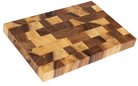 Creative Co-Op Suar - Tagliere rettangolare in legno naturale