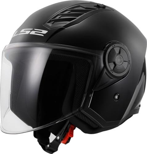 LS2, Jet-Motorradhelm Airflow II Gloss Black, XXXL
