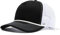 CLAPE Atmunsaktive Mesh Cap Sommer Trucker Cap Herren 5 Panel Basecap Damen High Crown Cap Sonnenschutz Schildmütze Verstellbar Outdoor Kappe Black DTK241