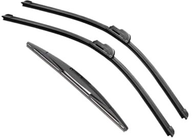 ScheibenwiScher Für Micra Für March Fließheck Für K13 2010-2016 Auto-Scheibenwischer Heckwischer Weichgummi-Frontscheibe 21+14+12 Wischerblätter