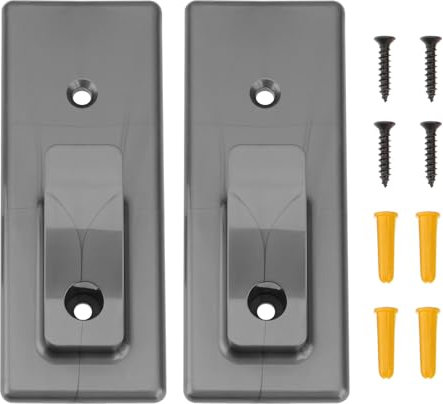 SG Store 2 Packungen Staubsaugerhalter-Wandhalterung Staubsauger-Wandhalterung Haken-Set mit Schrauben Und Gelben Schraubstopfen Kompatibel mit Shark HV300 HV301 HV302