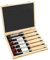Wood Chisel Set,9PCS Woodworking Tools Set,Chisel Sets CRV Steel with Sharpening Stone,Pencil and Wooden Presentation Box