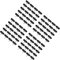 UKCOCO 4 Ensembles boucle de plancher en bois outil de pont camo blocs ponts poignées Attaches de composite Clips pour sol fixations de terrasse en composite clips de fixation abdos Black