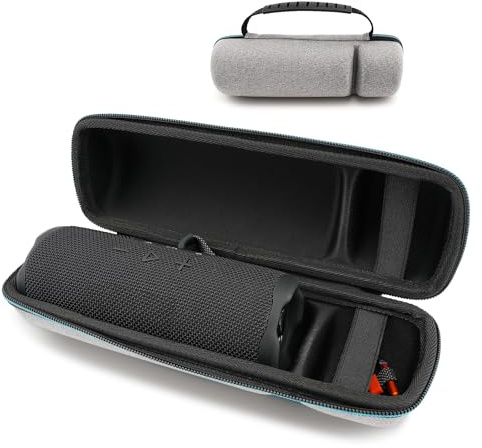 XINGFUDAO Hard Carrying Case Compatible with JBL Flip 7/Flip 6 Portable Bluetooth Speaker, Gray(Only Case)