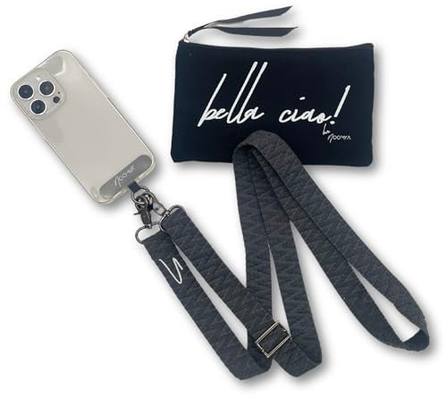 NOOMYA breite Handykette – Handyband universal zum Umhängen mit Adapter, Handy Band verstellbar & abnehmbar, kompatibel mit Allen Smartphones, robust & stylish, Geschenk - für iPhone, Samsung, Xiaomi