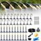 360° Curved Garden Automatic Irrigation System, kit arrosage automatique système d'irrigation goutte à goutte pour plantes de serre, plates-bandes surélevées, arrosage automatique pour jardin (20m)