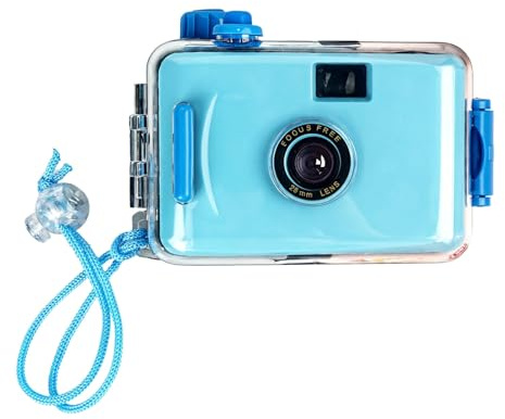 byepica Lot de 4 appareils photo à objectif 3,6 cm sous l'eau, jetables et étanches pour la plongée et la plongée avec tuba, compact et durable, pour l'aventure, les voyages et les sports de plein air