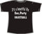 Beautiful Life: Sex, Party, Faustball; Frauen T-Shirt schwarz, Gr. L