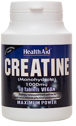 HealthAid Creatine Monohydrate 1000mg - 60 Tablets