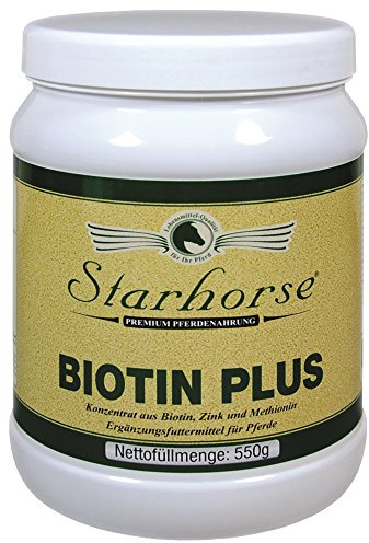 Starhorse Biotin u. Zink für Pferde Huf und Fell 550g Dose