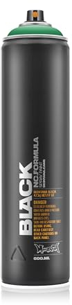 Montana Schwarz Verlängert Sprühfarbe 600ml Dose, Farbe: Blk6055 - Boston