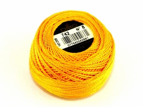 DMC Perlgarn aus Baumwolle, Größe 8, 10 g Knäuel