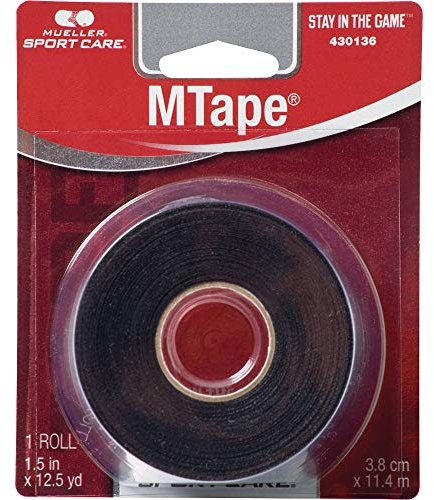 MUELLER M-Tape, Sport-Tape, Schwarz , Einheitsgröße