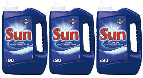 Sun poudre de lavage classic lave-vaisselle 3kg 90 doses - Lot de 3
