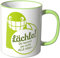 WANDKINGS® Tasse, Spruch: Lächle! Du Kannst sie Nicht ALLE töten … - HELLGRÜN