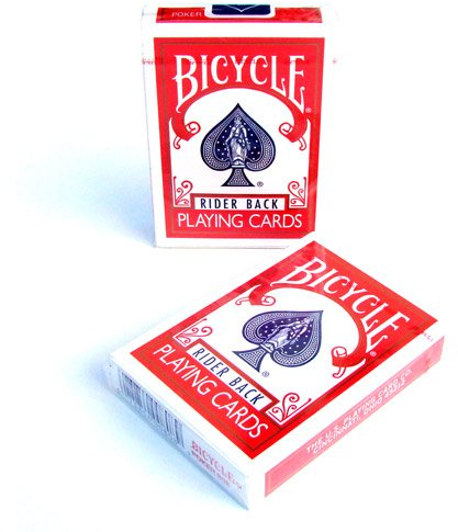 2 Barajas Bicycle Rider-Back Rojas (US Playing Card Company)