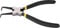 GOOFIT K-06 Hand Tool 90 Degree Tip Yellow Grips Internal Bent Circlip Plier Replacement For Moto ATV Quad Pit Dirt Bike Buggy Go Kart