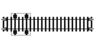 Hornby R618 00 Gauge Doppio Isolamento Pista