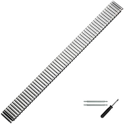 MARBURGER Uhrenarmband 14mm Edelstahl Silber - Werkzeug Montage Set 80501140020