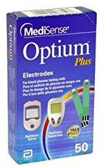 MEDISENSE OPTIUM FREESTYLE GLUCOSA 50 TIRAS