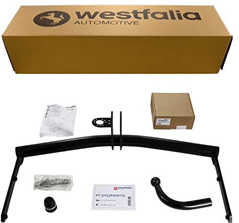 Westfalia Starre Anhängerkupplung für VW Touran (inkl Cross) (BJ 03/2003-09/2015) - im Set mit 13-pol. fzg.-spez. Westfalia Elektrosatz
