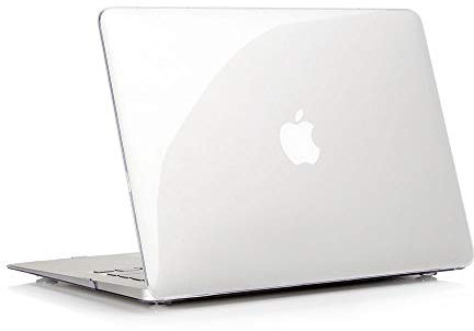 RUBAN Kompatibel mit MacBook Air 27,9 cm (11 Zoll) Hülle Modell A1370 A1465, weiche Kunststoff-Hartschalenhülle für Mac Air 11,6 Zoll (29,6 cm), kristallklar