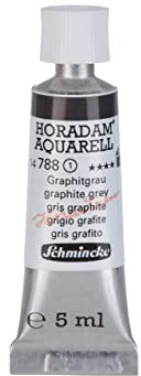 Schmincke – HORADAM® AQUARELL - feinste Künstler-Aquarellfarben, Graphitgrau - 5 ml