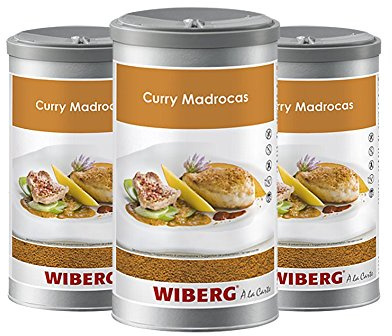 Wiberg Curry Madrocas Gewürzmischung, 560g 3er Pack