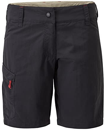 Gill Womens UV Tec Segeln Bootfahren Wassersport Shorts Graphite - UV-Sonnenschutz und SPF-Eigenschaften