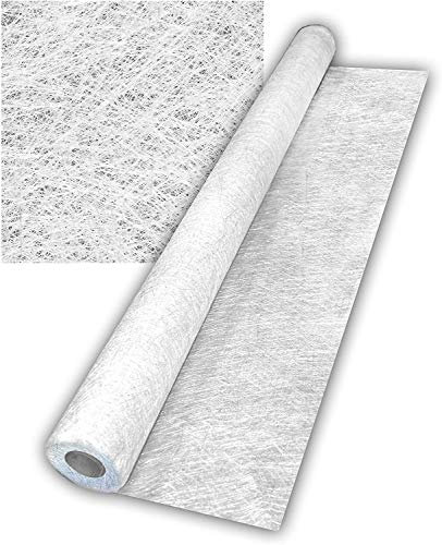 Manta de Fibra de Vidrio MAT de Diferentes Gramajes - Excelente compatibilidad con Resinas de Poliéster - Material de Refuerzo - MAT gramaje 100-5 m2