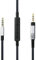 Cable de Repuesto con Control de Volumen Remoto y micrófono Compatible con Auriculares Bose QC25, QC35, QC35II, QuietComfort 25 35 y Compatible con Samsung Galaxy Huawei Android