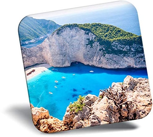 Destination Vinyl ltd Fridge Magnet - Zante Greece Greek Travel Fun 2308