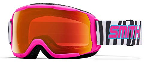 SMITH Grom Schneebrille Pink Archive/ChromaPop Everyday Red Mirror