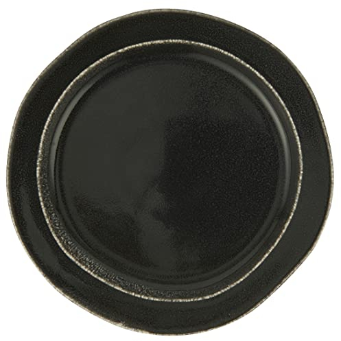 IB Laursen - Frühstücksteller, Kuchenteller, Teller - Antique - Black Dunes - Steinzeug - D 22 cm