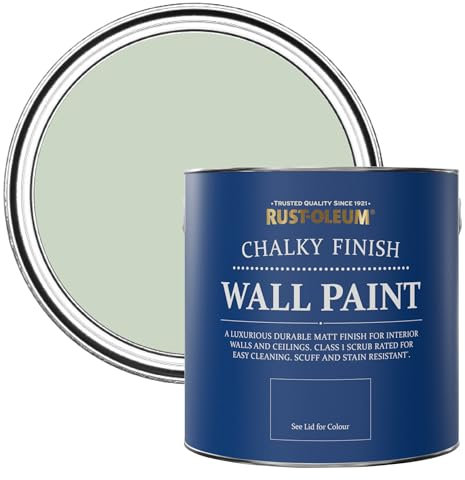 Rust-Oleum Green Wall and Ceiling Paint in a Chalky Matt Finish - Laurel Green 2.5L