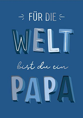 Grafik-Werkstatt Glückwunschkarte Bester Papa | Musikkarte mit Sound | Cover Version Daddy cool
