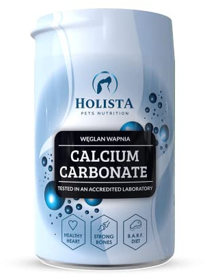 HolistaPets Calcium Carbonate Calcium Calcium für Hund und Katze 250g