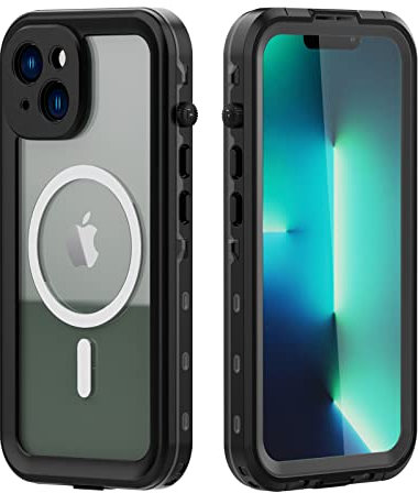 digi marker IP68 Waterproof Case For Iphone 14 Plus Case 360° Full Body Shockproof Protective Case, Built-in Screen Protector Camera Lens Protector Clear Cover For iPhone 14 Plus