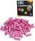 CMC imports 200 Klemmbausteine Bausteine Grundbausteine 1x4 Noppen Kompatibel 4 Noppen Bricks 34 vers. Farben (970 - Hell Rosa)