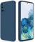 GiiYoon Hülle Kompatibel mit Samsung Galaxy S20, Hochwertiges Liquid Silicone Case, Rundumschutz Handyhülle, Kratzfestes Weiches Mikrofaserfutter- Blau