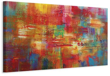 murando - Akustikbild blau wie gemalt, Schallschutz, Wohnzimmer, Büro | Verbessert Raumakustik, reduziert Hall, ideal fürs Büro oder Wohnzimmer, hochwertige Verarbeitung, schnelle Montage, stilvoll