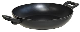 RISOLI' | EASY EXTRA BLACK, Tegame per Induzione e Gas Ø28 cm, in Alluminio Forgiato 3 mm, Made in Italy