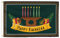 Deshioki Happy Kwanzaaa-Flagge, 90 x 152 cm, Kinara-Kerzen, Kwanzaa-Schild, Kwanzaarden-Flaggen mit Messingösen für den Innen- und Außenbereich, Hof, Garten, Zuhause, Klassenzimmer, Bürodekoration