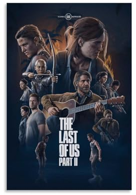 GAGALU Poster The Last Of Us Part 2, dekoratives Gemälde, Leinwand, Wandposter und Kunstdruck, moderne Familienschlafzimmer-Dekoration, Poster, 30 x 45 cm